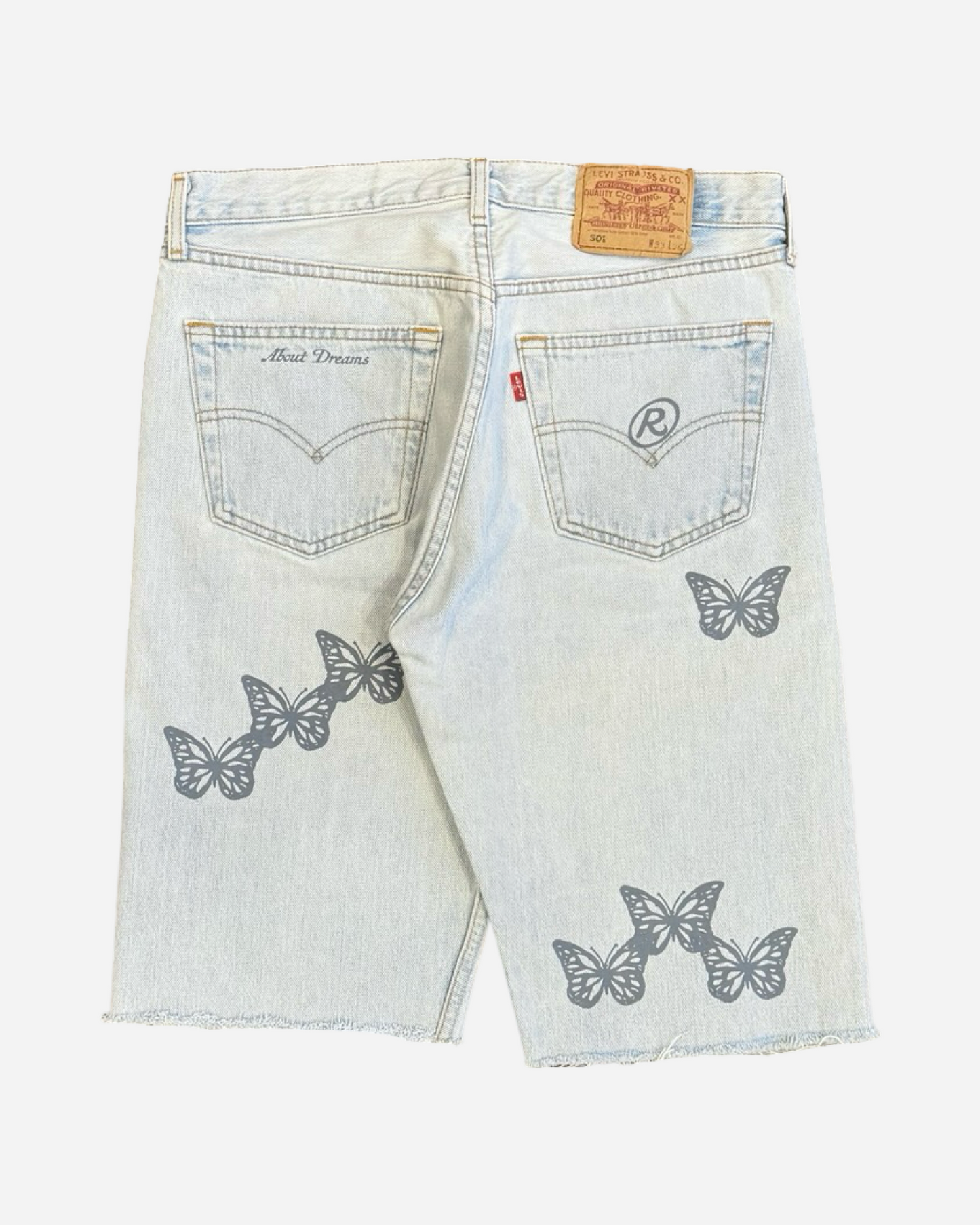 Butterfly Denim Shorts
