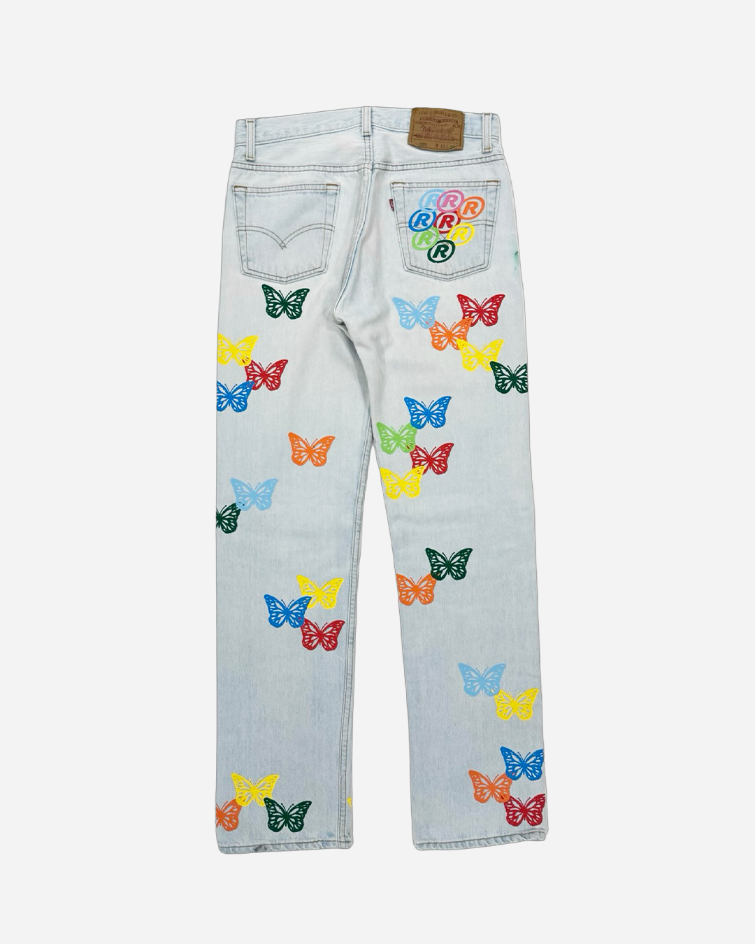 Butterfly Rainbow Denim US30