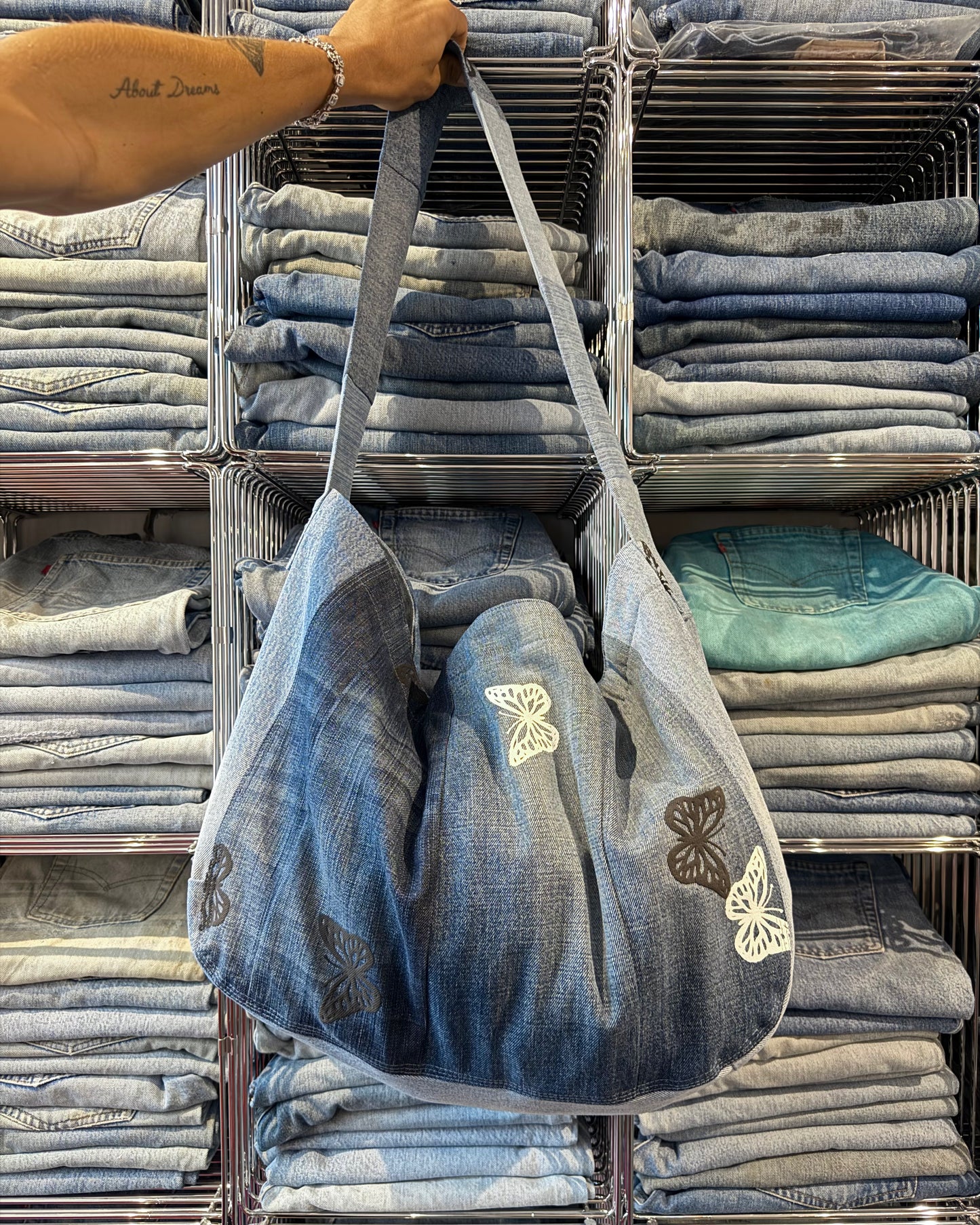 Butterfly Messenger Bag