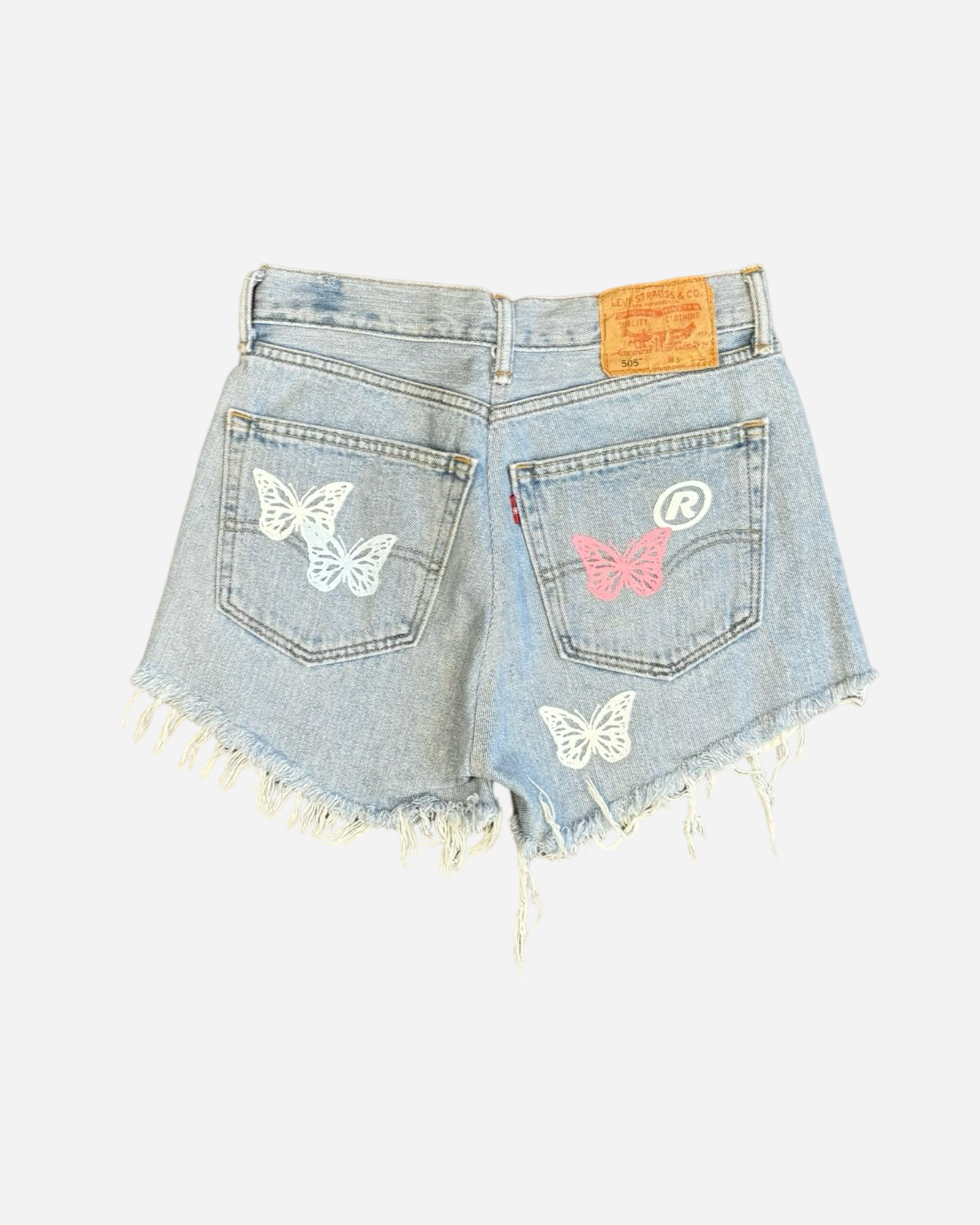 Butterfly Denim Shorts US30