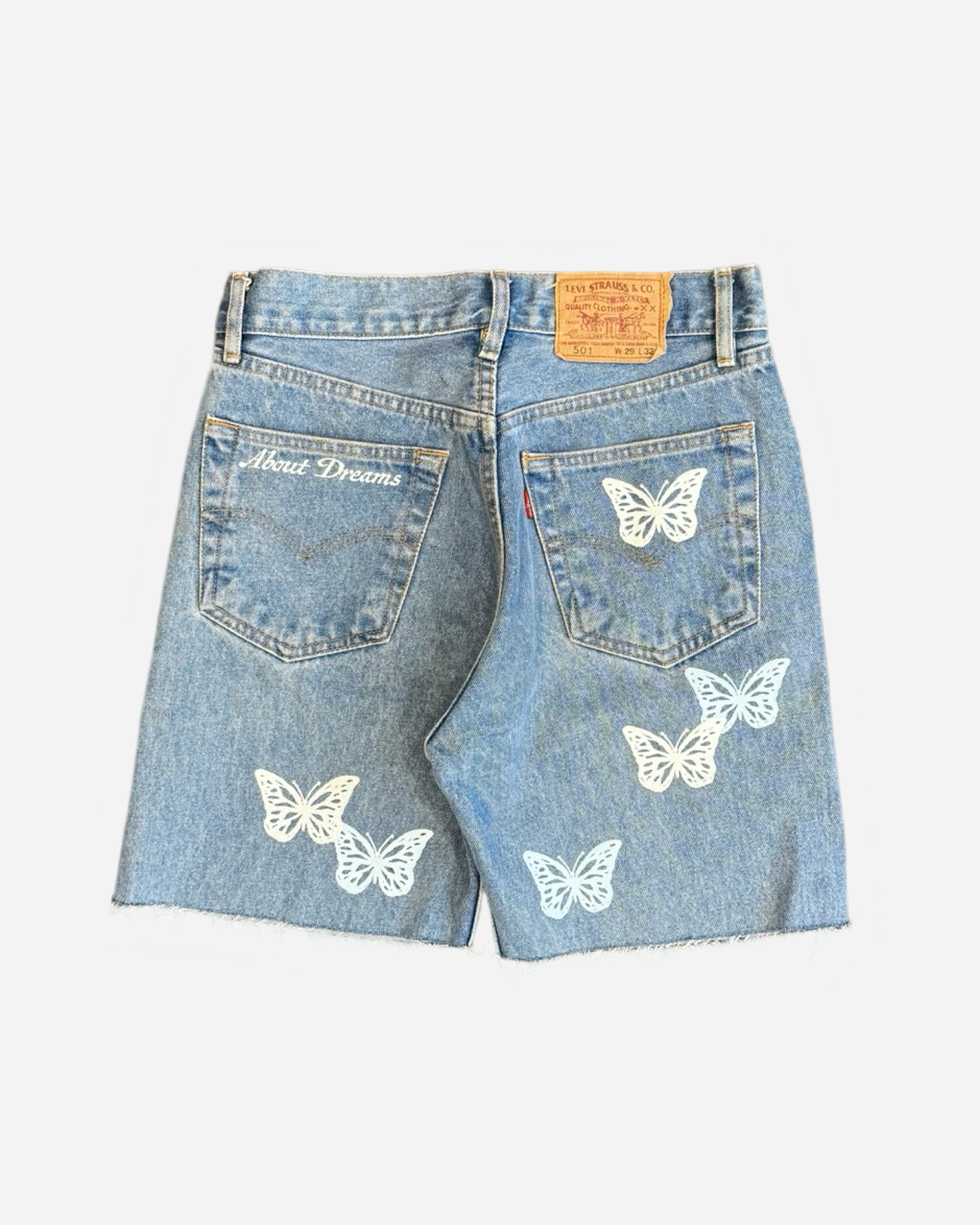 Butterfly Denim Shorts US28