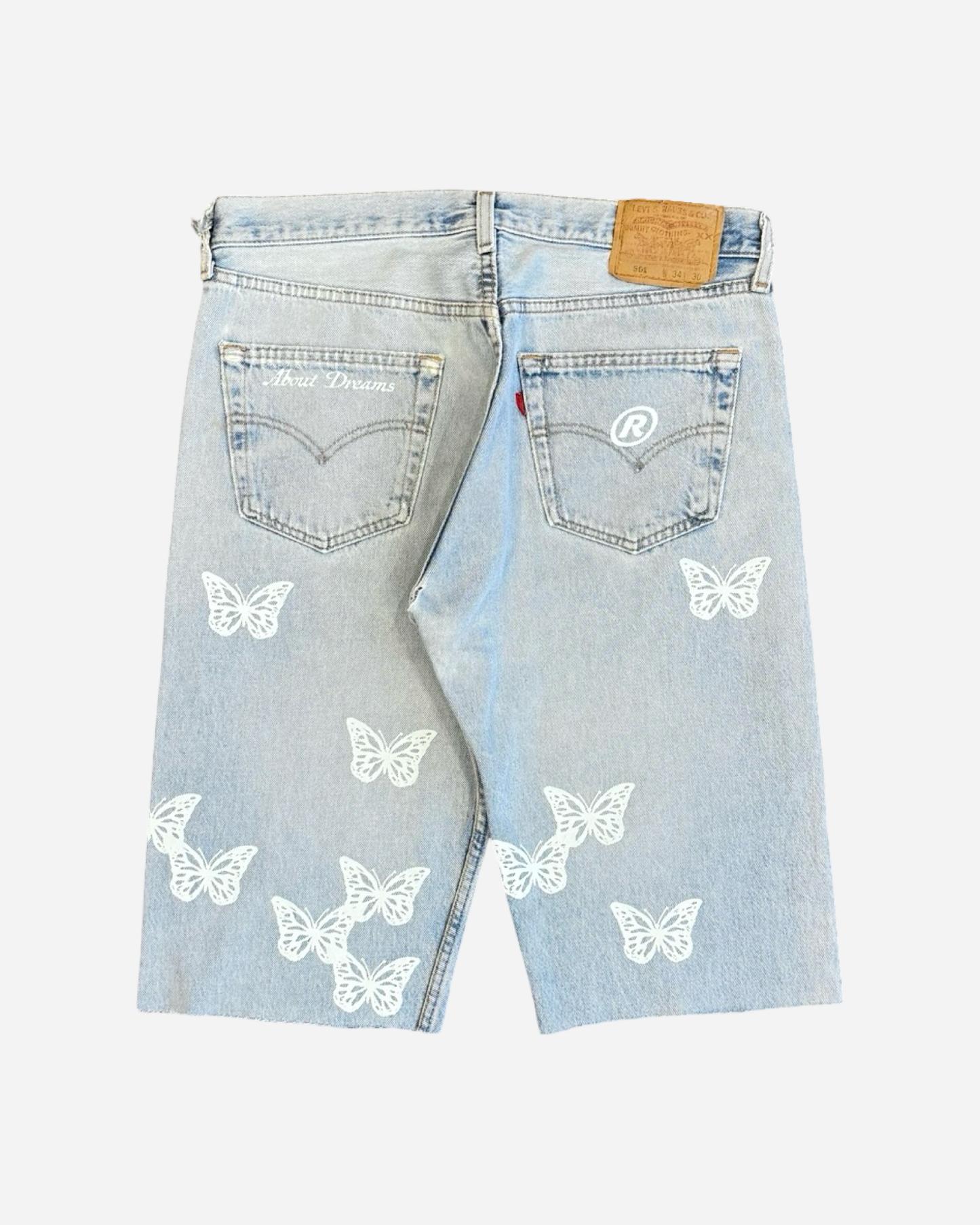 Butterfly Denim Shorts US33