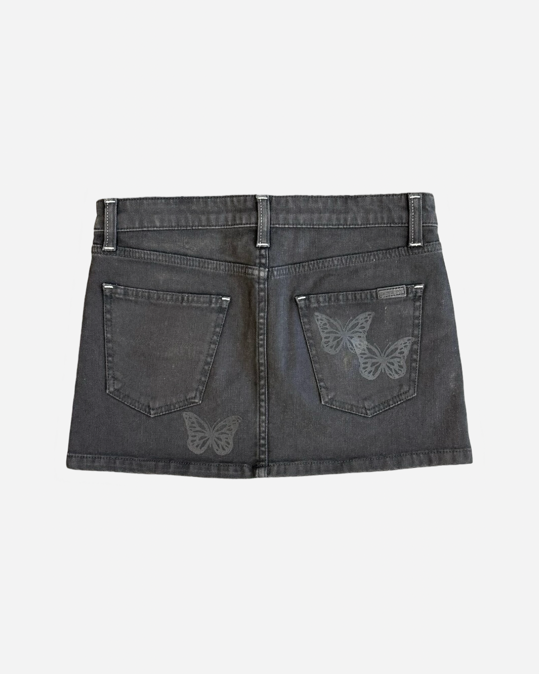 Butterfly Denim Skirt