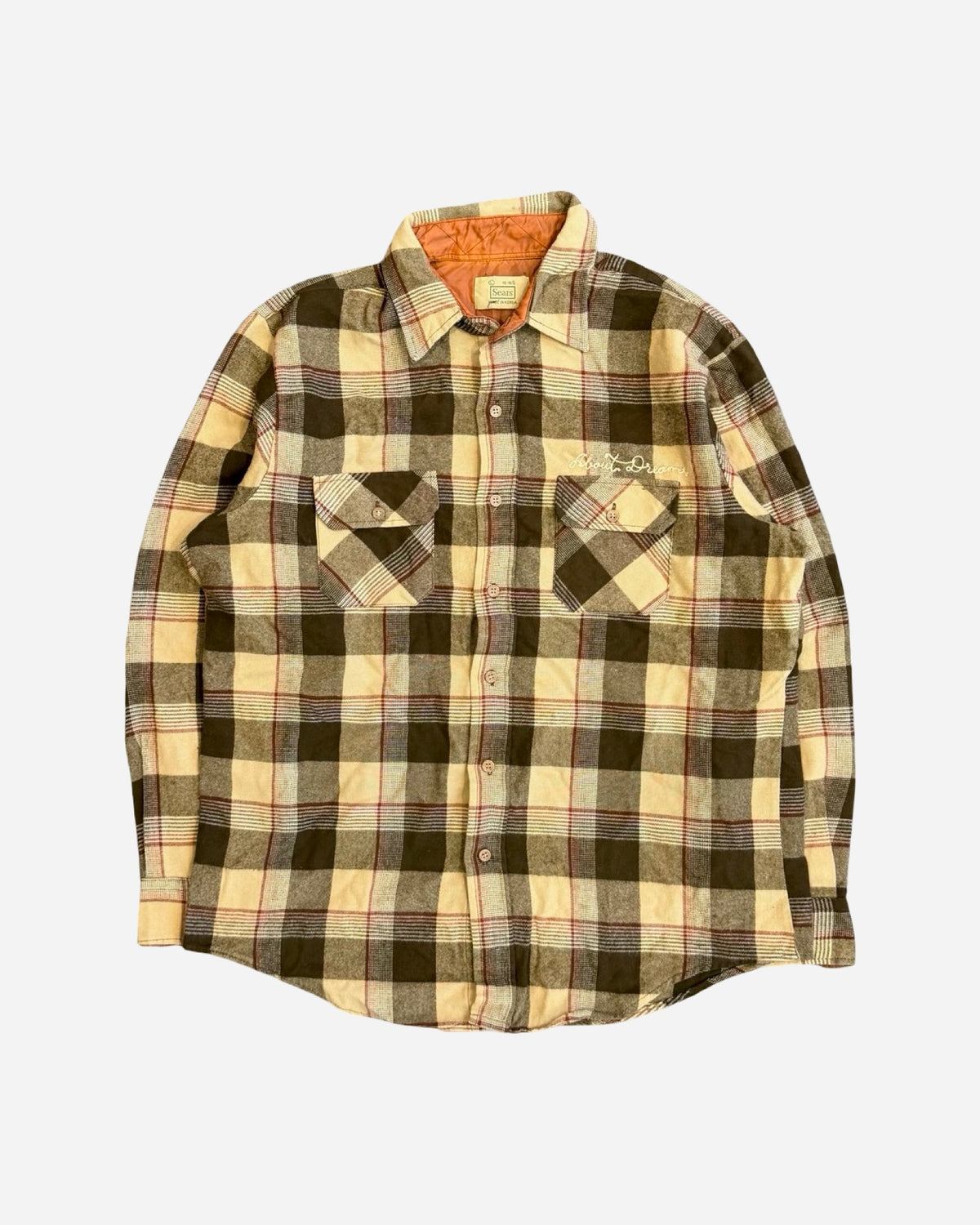 Butterfly Flannel Chainstich
