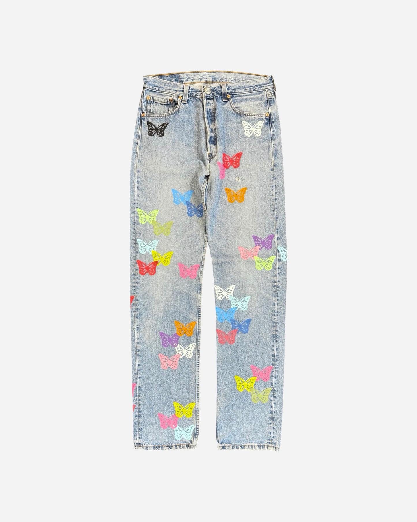 Rainbow Butterfly Denim US32