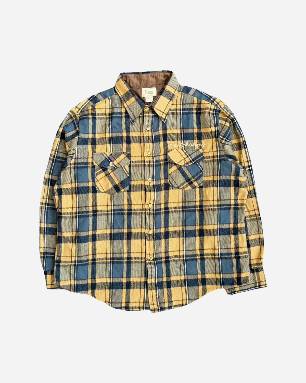 Butterfly Flannel Chainstitch