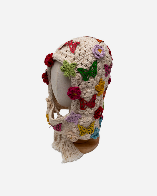 Butterfly Knit Balaclava