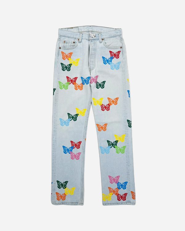 Butterfly Rainbow Denim US30