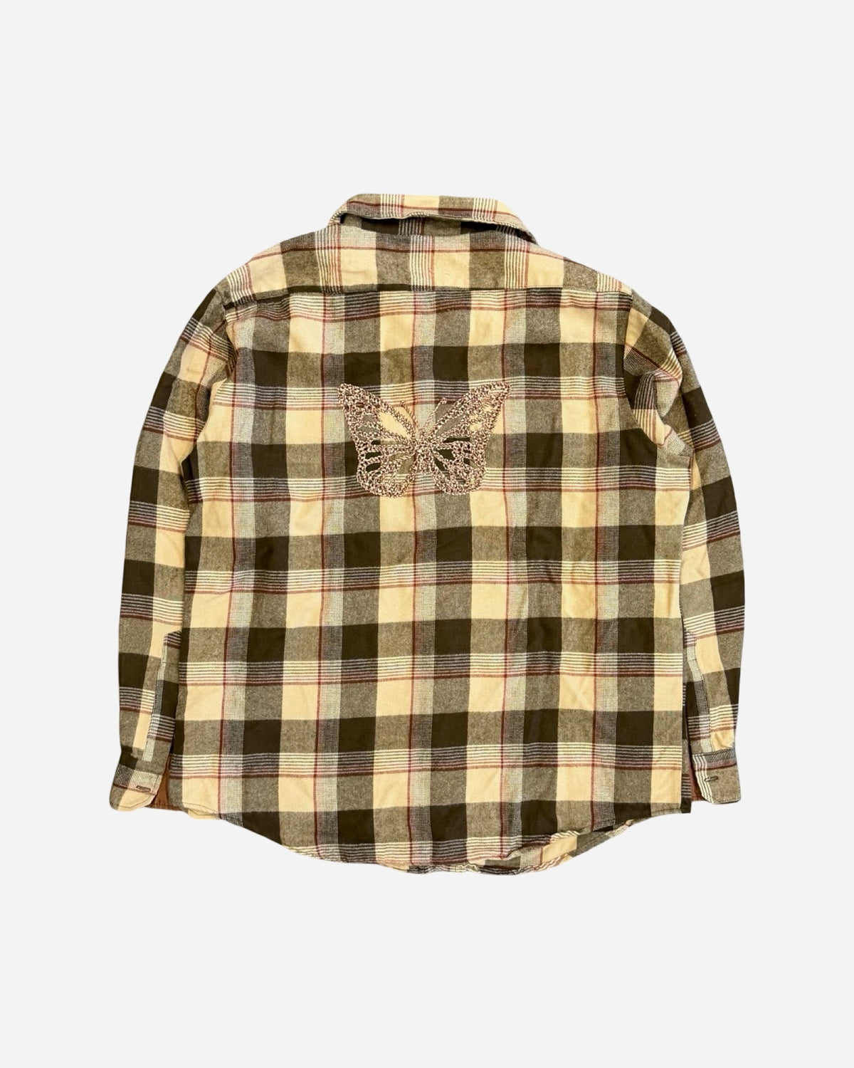 Butterfly Flannel Chainstich