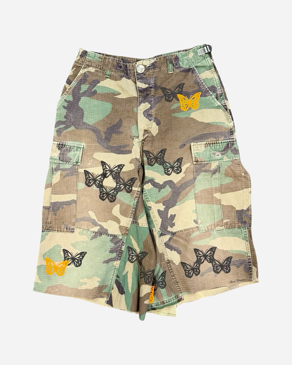 Butterfly Camo Long Shorts