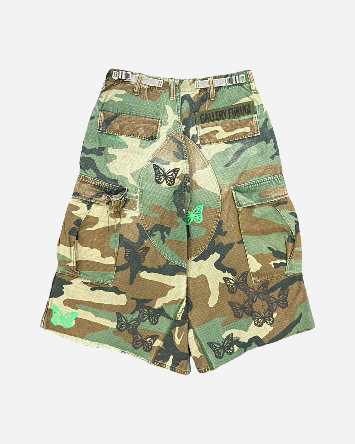 Butterfly Camo Long Shorts