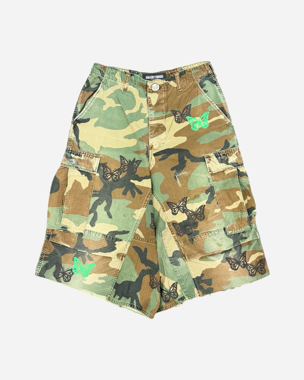 Butterfly Camo Long Shorts