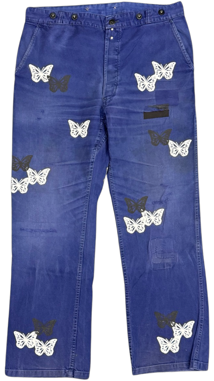 About Dreams Butterfly French Workwear Pants