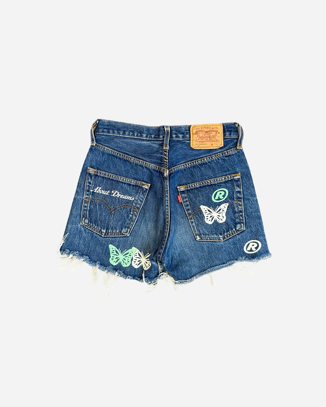 Butterfly Denim Shorts US28