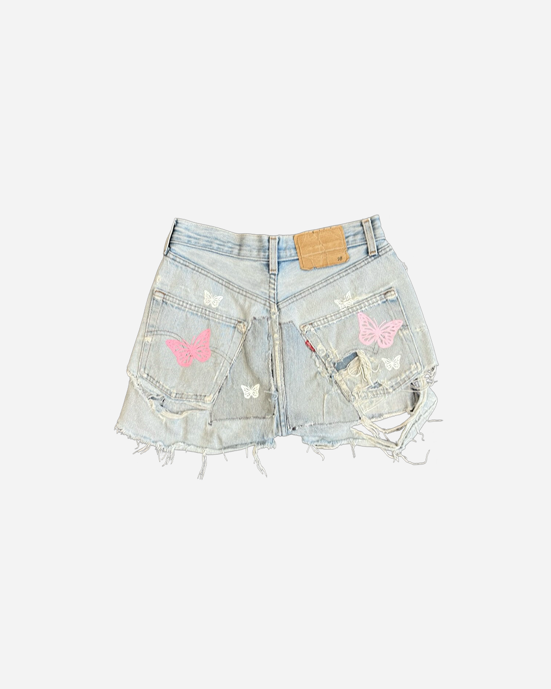 Butterfly Denim Shorts US27