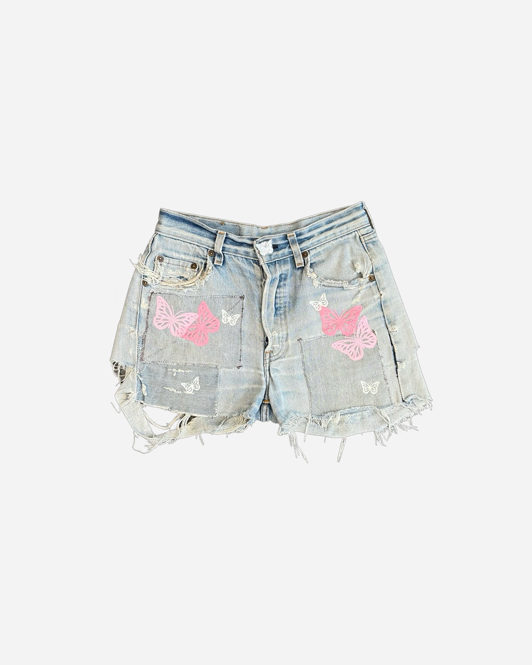 Butterfly Denim Shorts US27