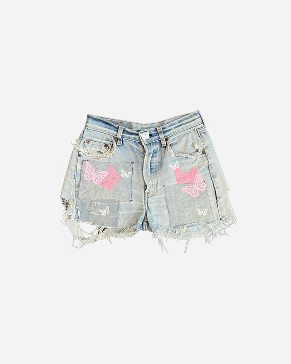 Butterfly Denim Shorts US27