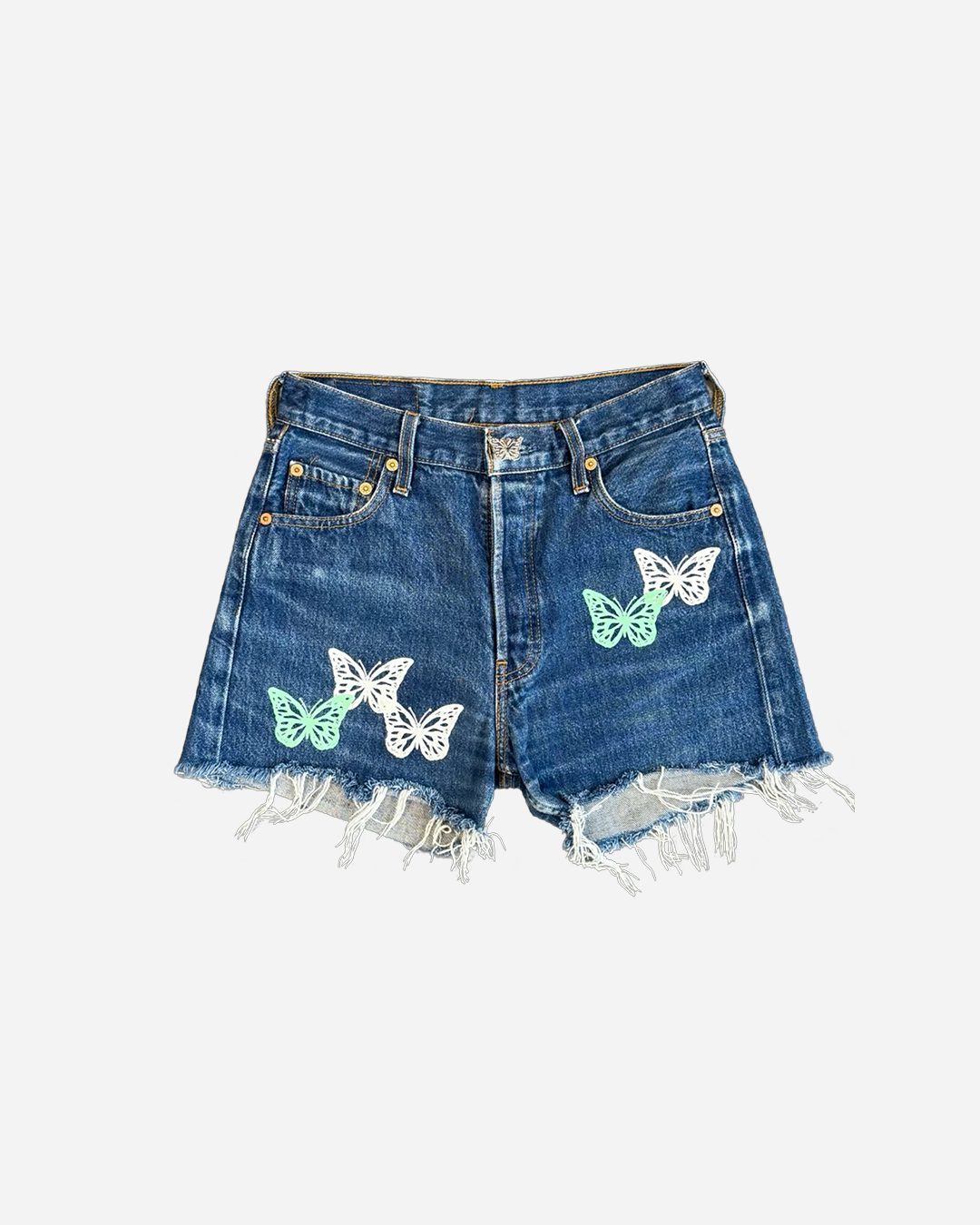 Butterfly Denim Shorts US28