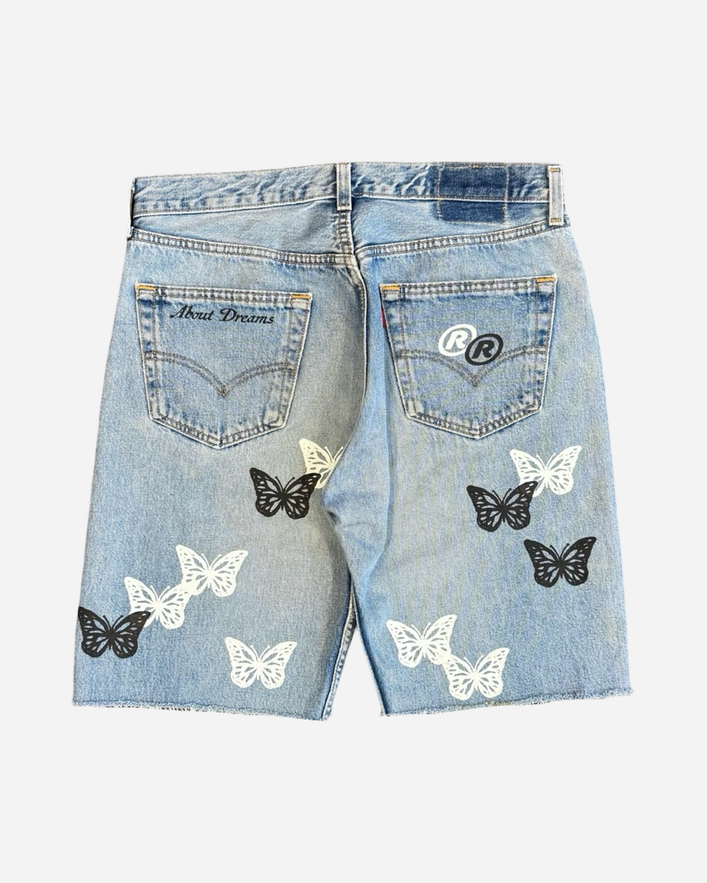 Classic Butterfly Denim Shorts