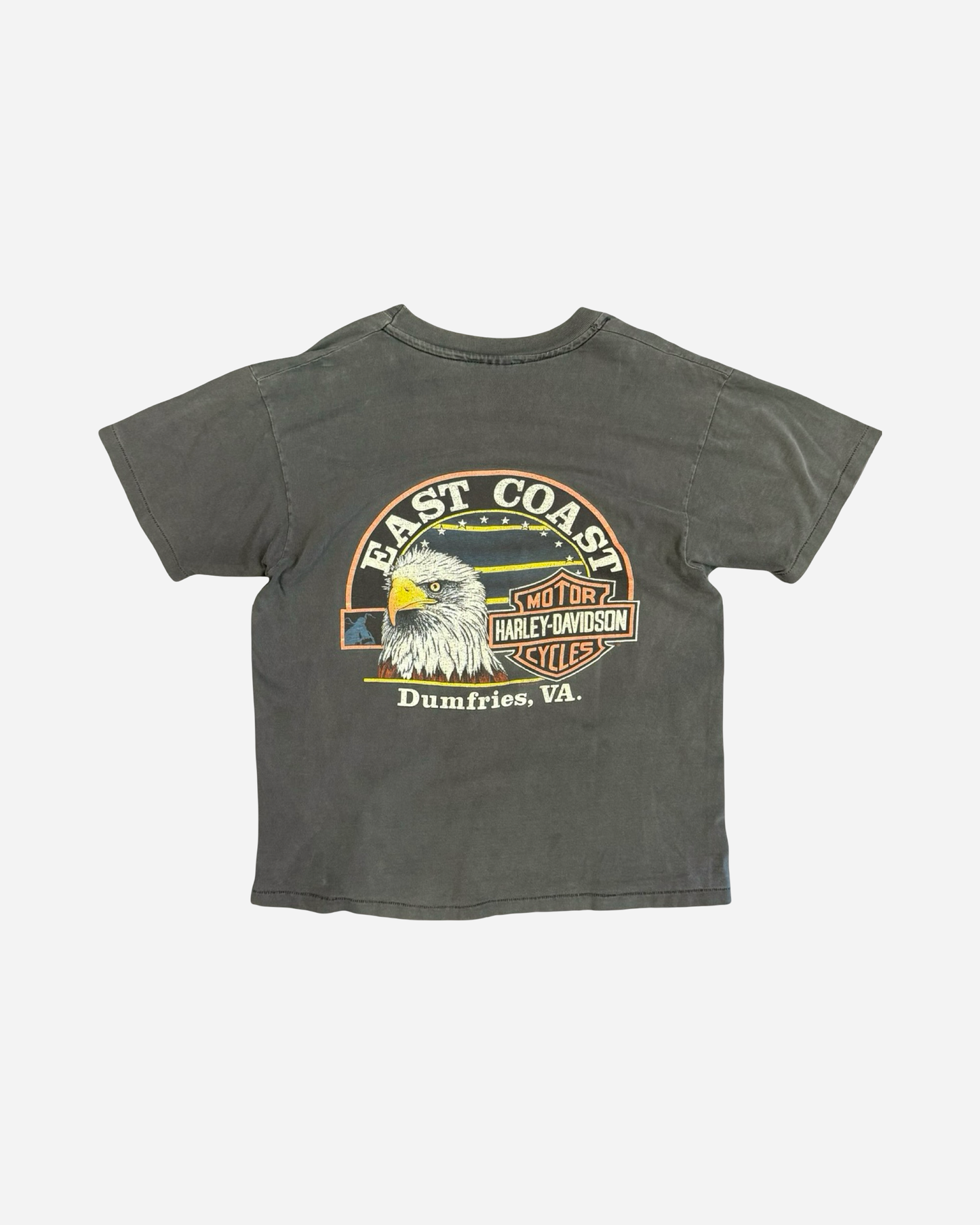90s Harley Davidson Eagle Pocket Tee [L]