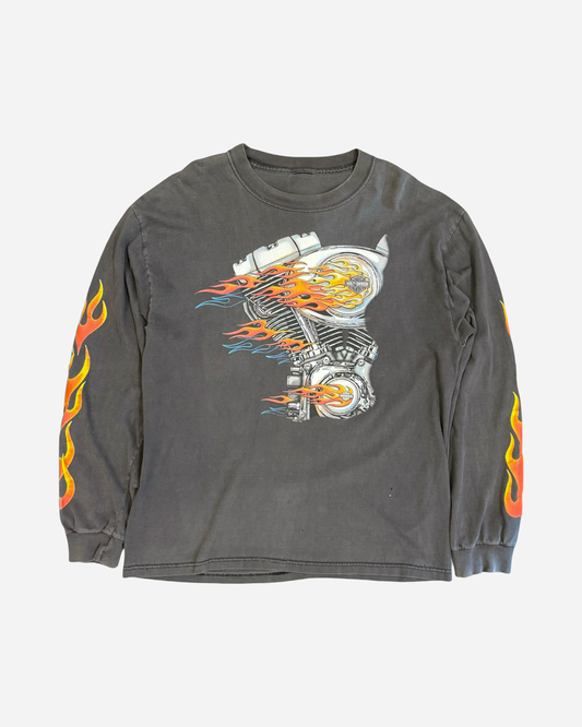 2001 Harley Davidson Long Sleeve Tee [L]