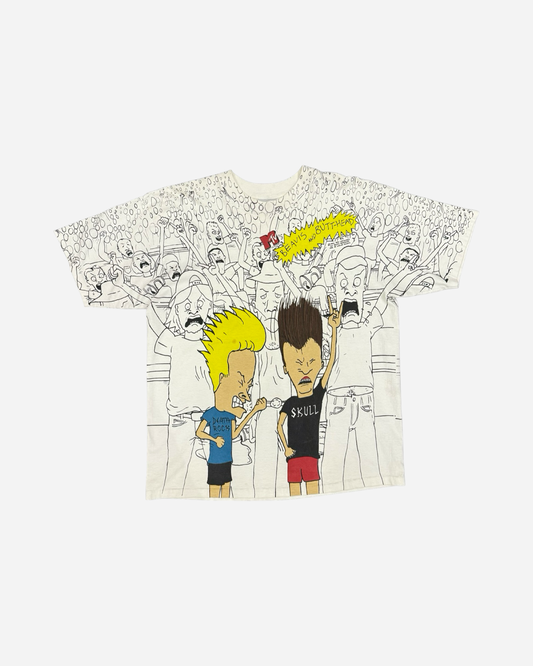 1993 Beavis and Butthead All Over Tee [XL]