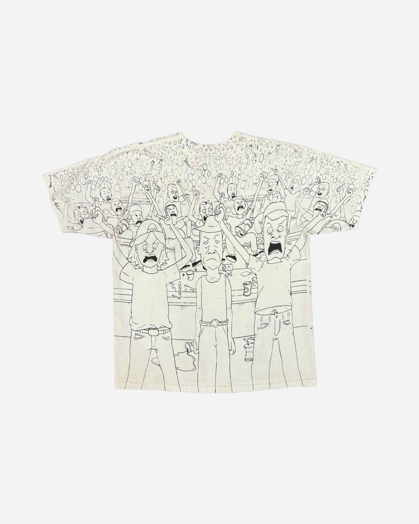 1993 Beavis and Butthead All Over Tee [XL]