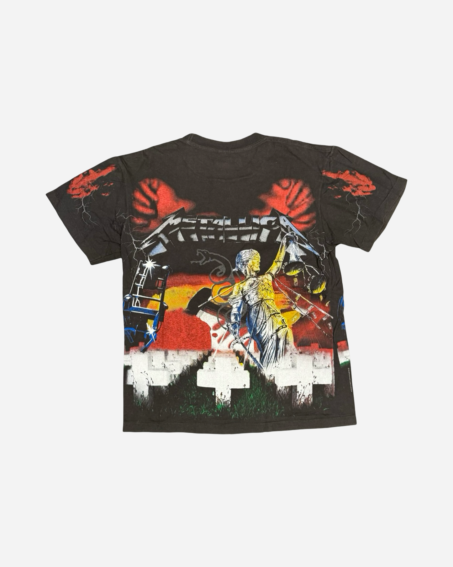 1991 Metallica All Over Tee [L]