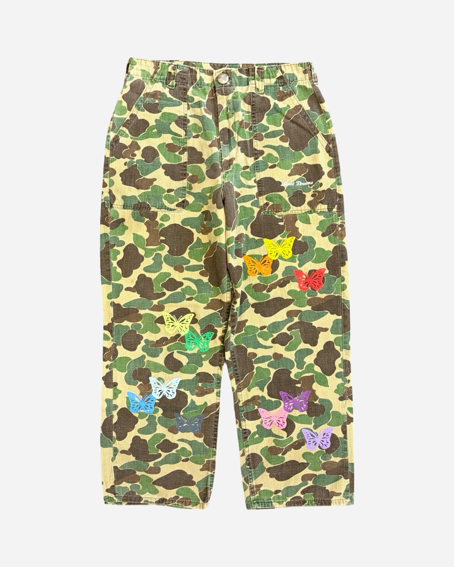 Butterfly Rainbow Camo Pants US33