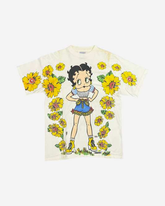 1994 Betty Boop Home Grown All Over Tee [L]