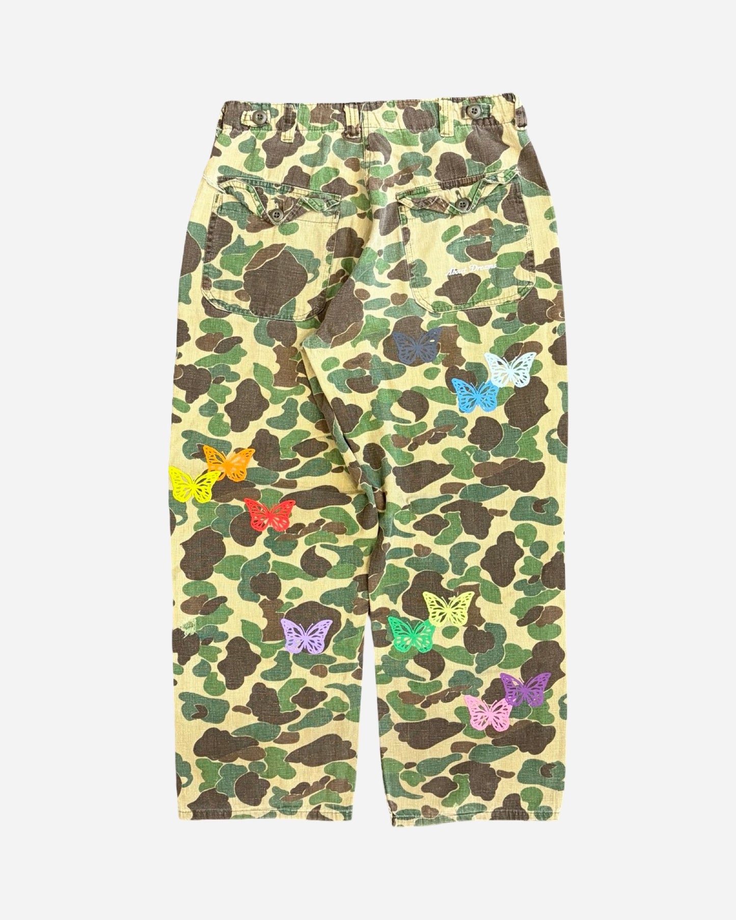 Butterfly Rainbow Camo Pants US33