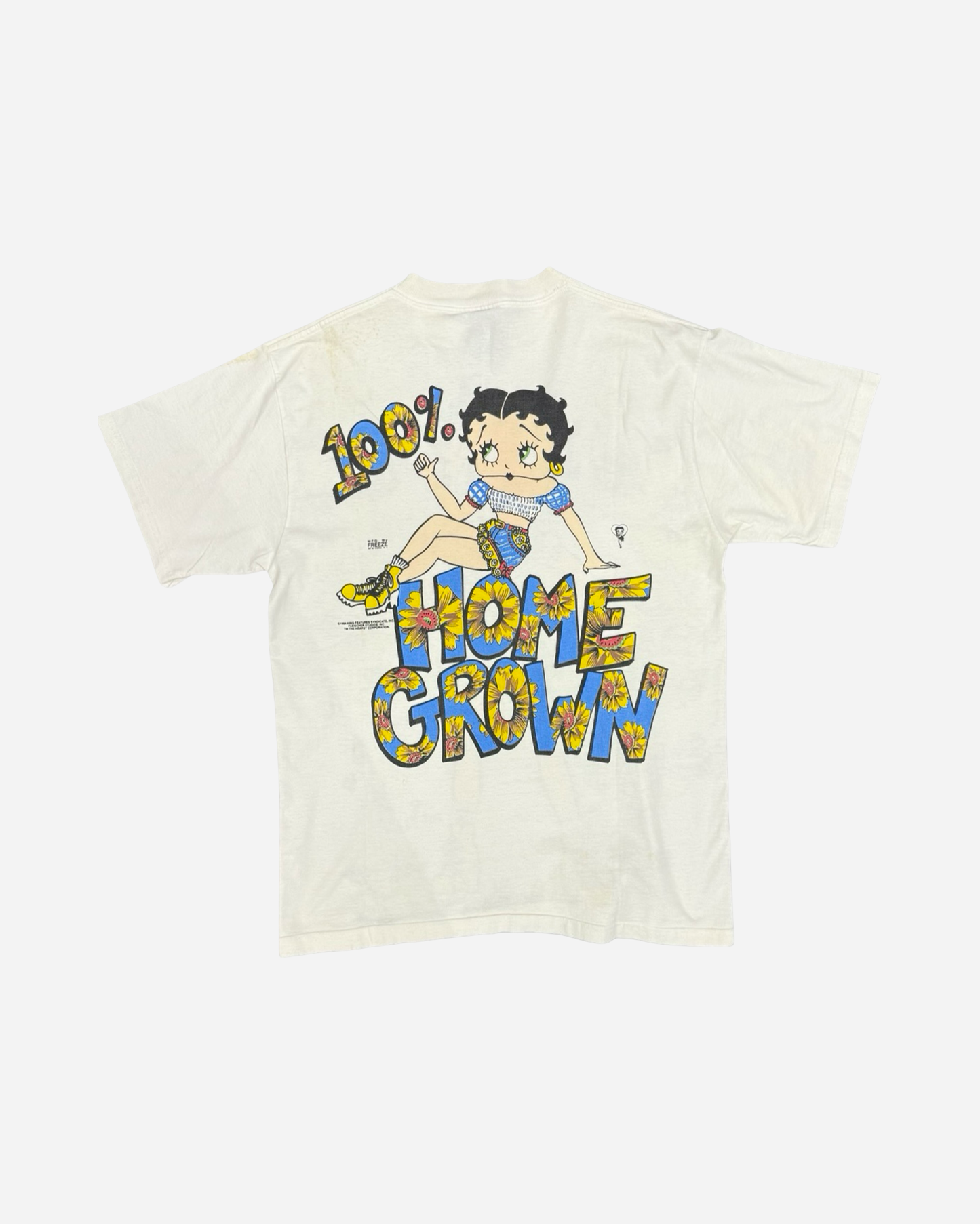 1994 Betty Boop Home Grown All Over Tee [L]