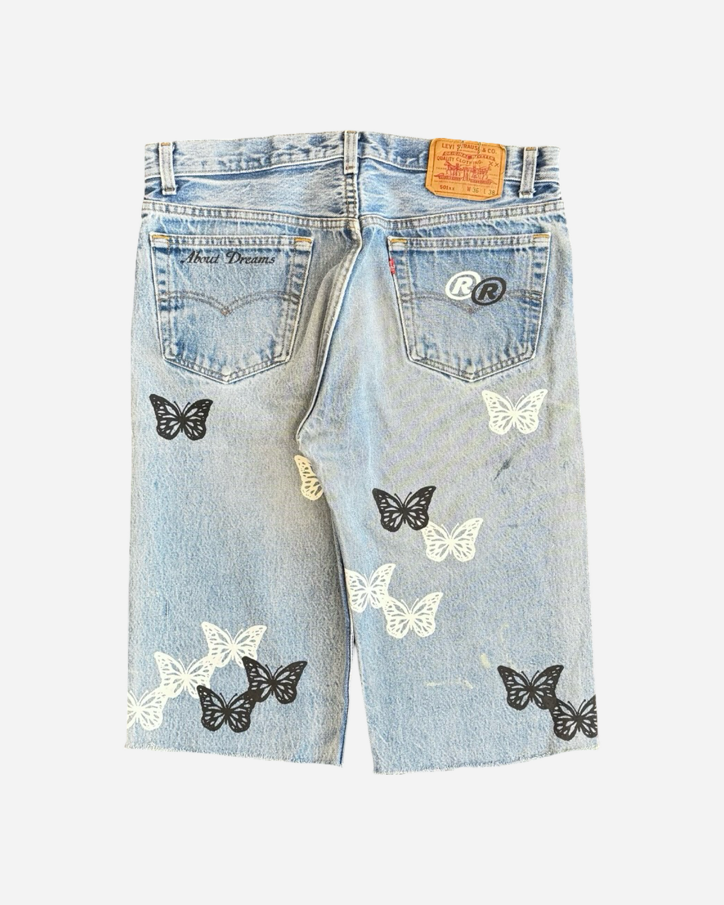 Classic Butterfly Denim Shorts