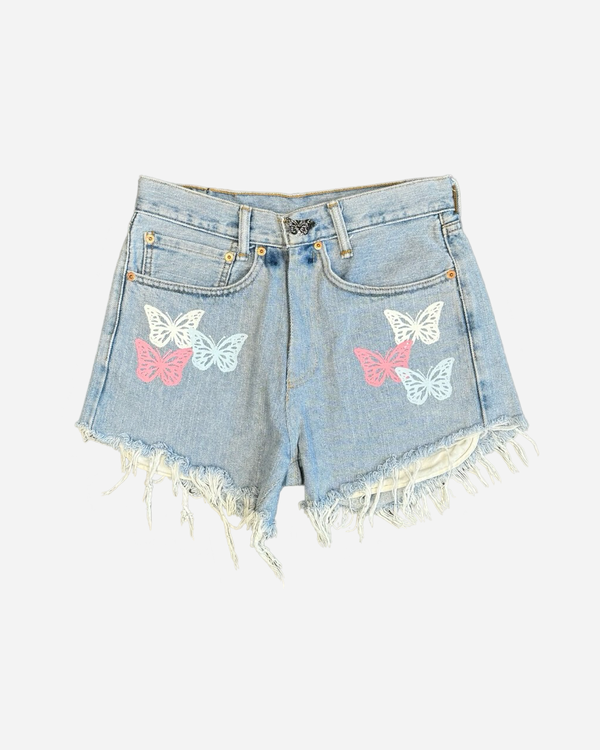 Butterfly Denim Shorts US30