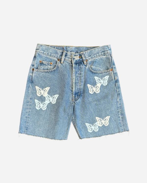 Butterfly Denim Shorts US28