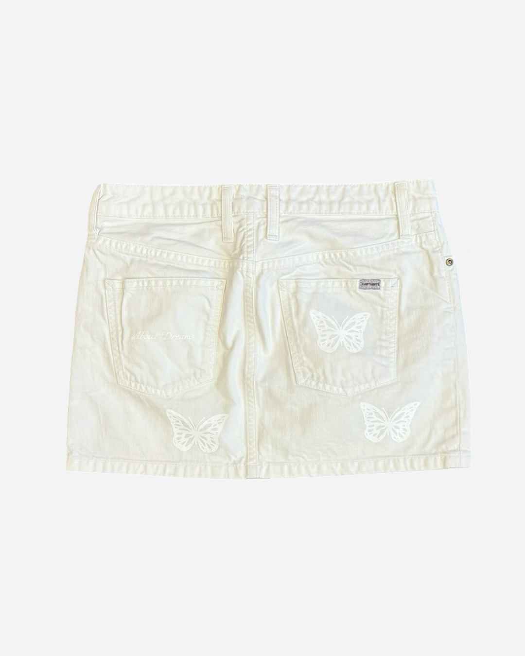 Butterfly Denim Skirt