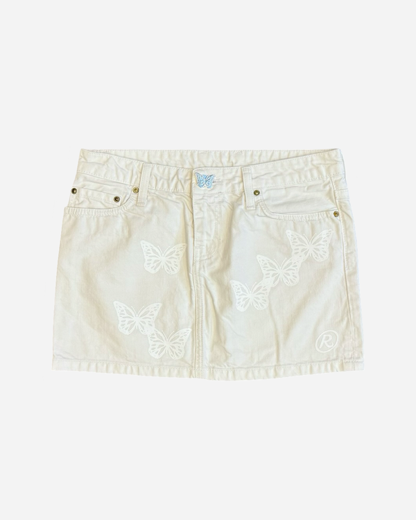 Butterfly Denim Skirt