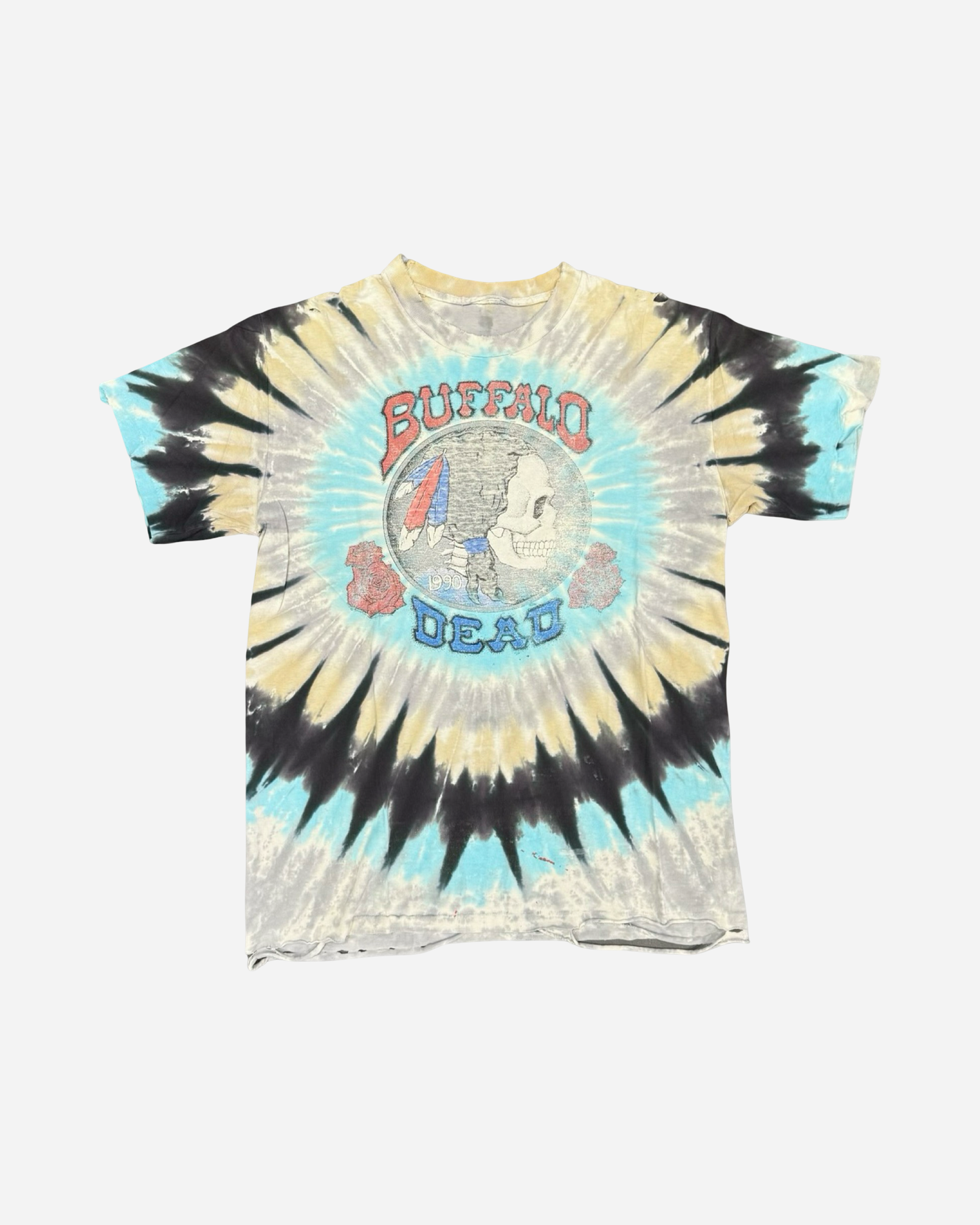 1990 Grateful Dead Buffalo Tie Dye Tee [XL]