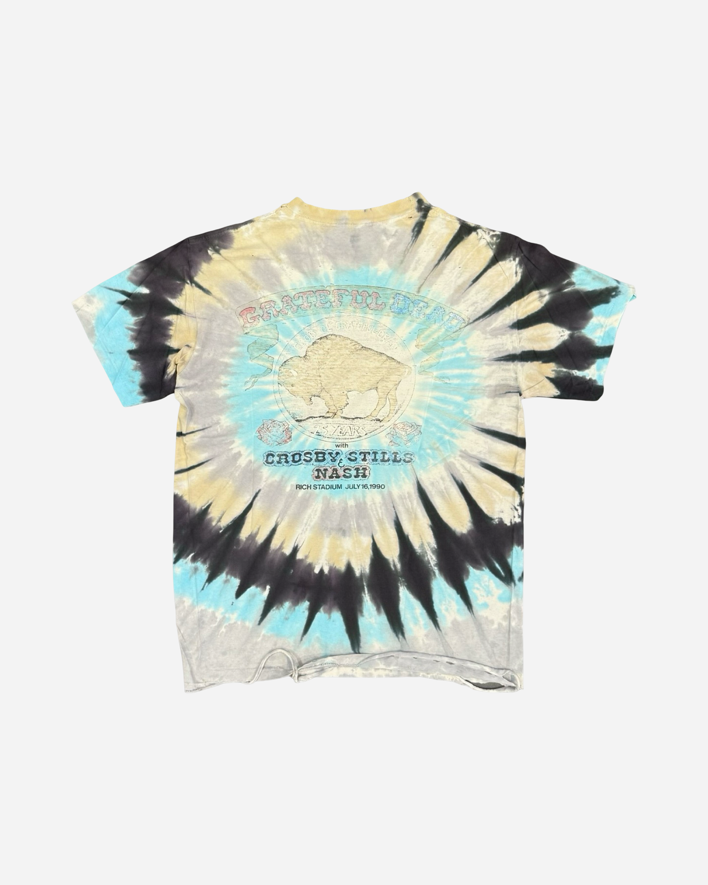1990 Grateful Dead Buffalo Tie Dye Tee [XL]